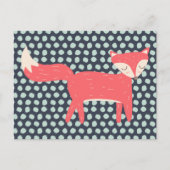 Retro Fox Briefkaart (Voorkant)
