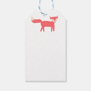 Retro Fox Cadeaulabel