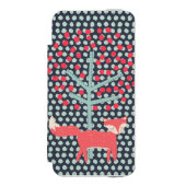 Retro Fox Incipio iPhone Portemonnee Hoesje (Voorkant Agenda)