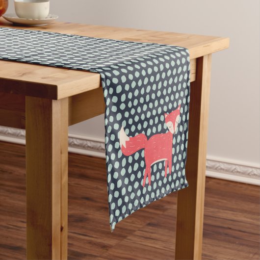 Retro Fox Korte Tafelloper (Voorbeeld)