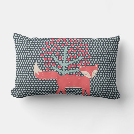 Retro Fox Kussen (Voorkant)