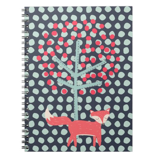 Retro Fox Notitieboek (Voorkant)