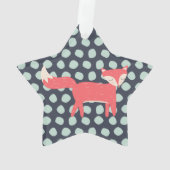 Retro Fox Ornament (achterkant)