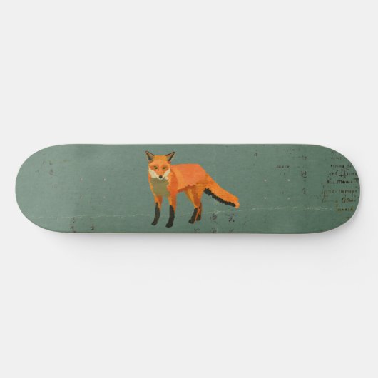 Retro Fox Skateboard (Horizontaal)