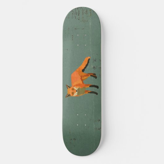 Retro Fox Skateboard (Voorkant)