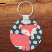 Retro Fox Sleutelhanger (Voorkant)