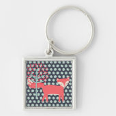 Retro Fox Sleutelhanger (Voorkant)