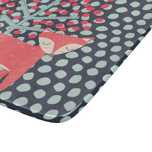 Retro Fox Snijplank (Hoek)