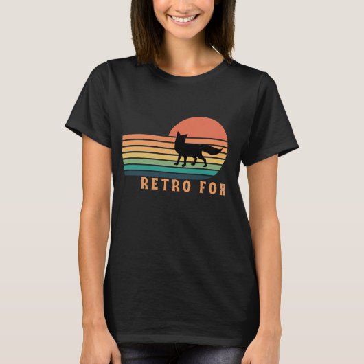 Retro Fox T-shirt (Voorkant)