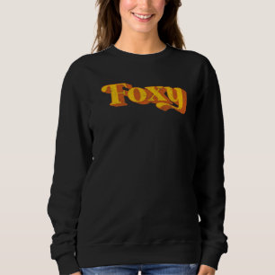Retro Foxy Funny 70's Party Costume Mannen W Trui