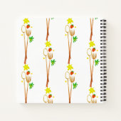 Retro framboos salade gepersonaliseerd recept kook notitieboek (Achterkant)