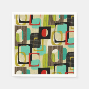 Retro Framed Tan Servetten