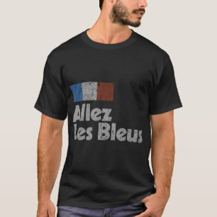 Retro France Soccer Shirt 2018 Franse vlag ALLEZ L