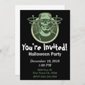 Retro Frankenstein Kaart (Voorkant / Achterkant)