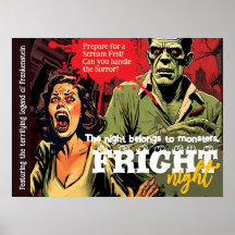 Retro Frankenstein Vintage Horror Halloween Feestj