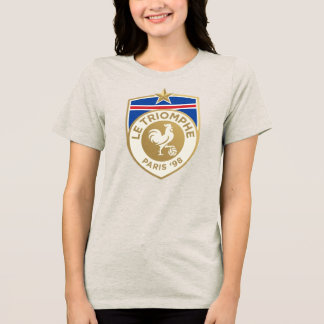 Retro Frankrijk WK 1998 Voetbalshirt Tri-Blend Shirt