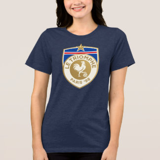 Retro Frankrijk WK 1998 Voetbalshirt Tri-Blend Shirt