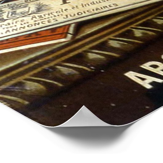 Retro frans poster "absinthe bourgeois" (Hoek)