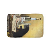 Retro frans poster "absinthe bourgeois" badmat (Voorkant)