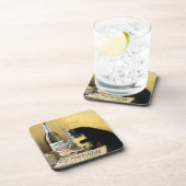 Retro frans poster "absinthe bourgeois" bier onderzetter (Rechterzijde)