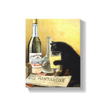 Retro frans poster "absinthe bourgeois"