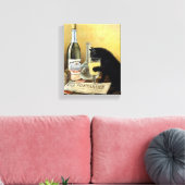 Retro frans poster "absinthe bourgeois" canvas afdruk (Insitu (Woonkamer))