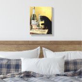 Retro frans poster "absinthe bourgeois" canvas afdruk (Insitu (Slaapkamer))