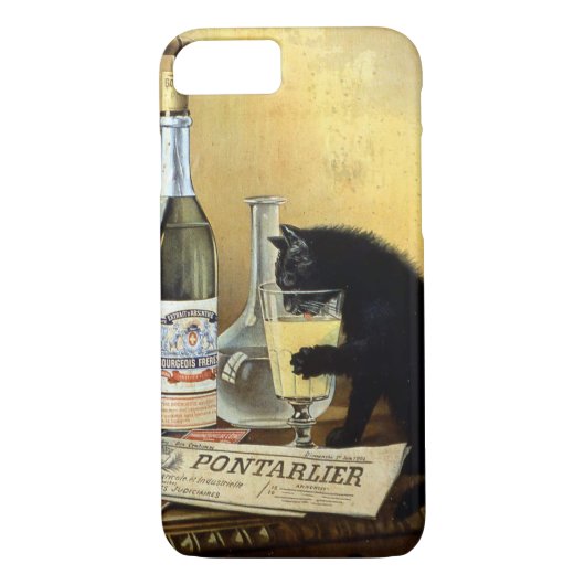 Retro frans poster "absinthe bourgeois" Case-Mate iPhone case (Achterkant)
