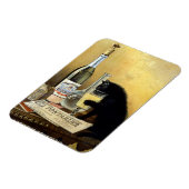 Retro frans poster "absinthe bourgeois" magneet (Linkerzijde)