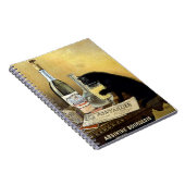 Retro frans poster "absinthe bourgeois" notitieboek (Rechterzijde)