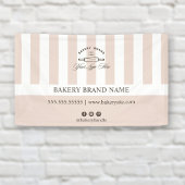 Retro Frans Roze Bakkerij Logo Evenementen Display Spandoek