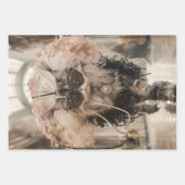 Retro Franse Katten Decoupage Inpakpapier Vel (Voorkant 3)