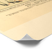 Retro  Franse Mode 1931 Poster (Hoek)