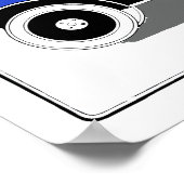  retro Franse speelgoed pedaalauto van de jaren 20 Poster (Hoek)