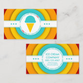 retro FREE ICE CREAM CONE coupon (Voorkant / Achterkant)