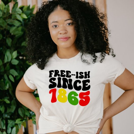 Retro Free-Ish sinds 1865 juni T-shirt