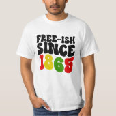 Retro Free-Ish sinds 1865 juni T-shirt (Voorkant)
