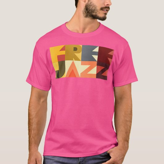 Retro Free Jazz T-shirt 90s Jazz (Voorkant)