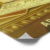 Retro French Absinthe Bourgeois Black Cat Poster (Hoek)