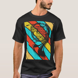 Retro  French Horn Music Band4 T-shirt