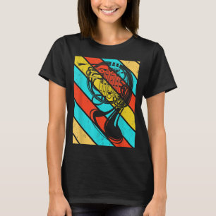 Retro  French Horn Music Band4 T-shirt