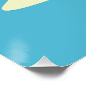 Retro French Polynesia Travel Preppy Poster (Hoek)