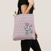 Retro French Poodle Tote Bag (Dichtbij)