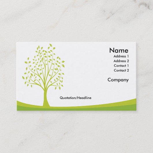 Retro Fresh Visitekaartjes (Voorkant)