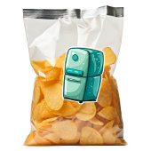 Retro Fridge Sticker