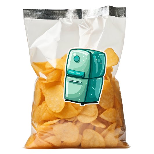 Retro Fridge Sticker