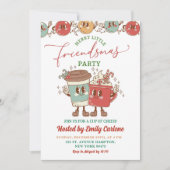 Retro Friendsmas Cheer Holiday Party Kaart (Voorkant)