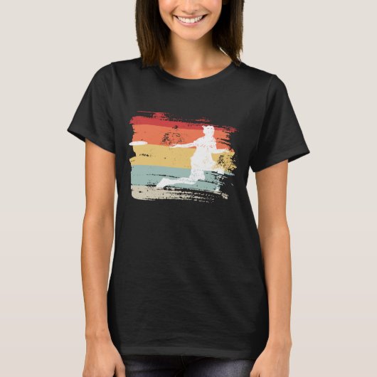 Retro Frisbee Disk Golf 1 T-shirt (Voorkant)