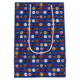 Retro frisdrankdop cadeautaszak, cadeau voor vinta medium cadeauzakje
