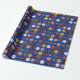 Retro frisdrankdop inpakpapier, cadeau voor vintag cadeaupapier